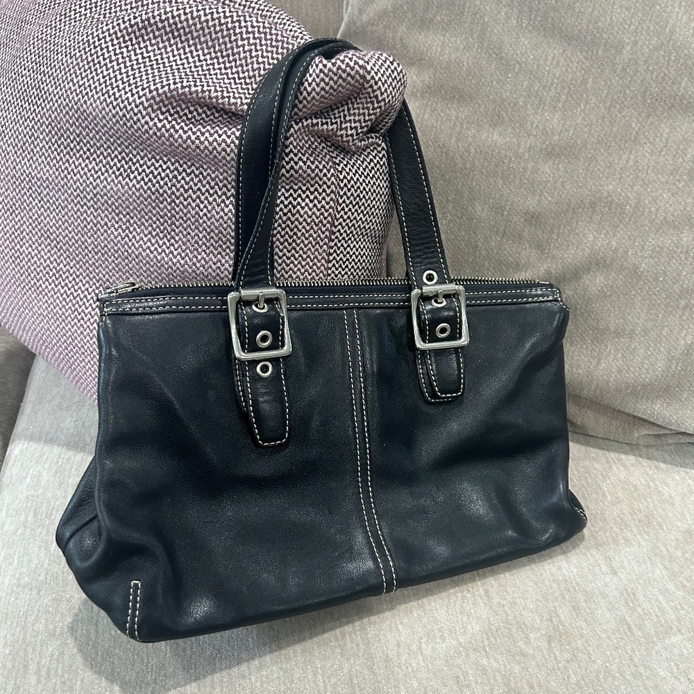 Authentic Coach Shoulder Tote Leather